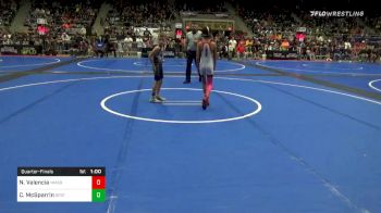 70 lbs Quarterfinal - Nickolas Valencia, NM Bad Boyz vs Carson McSparrin, Standfast