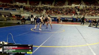 D2-138 lbs Cons. Semi - Rhyse Speckman, Ironwood Ridge vs Carty Behmer, Cactus Shadows