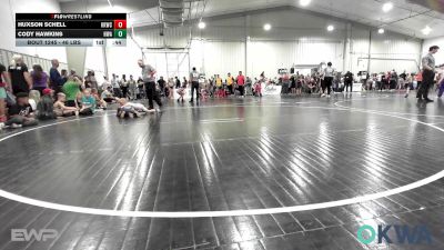 46 lbs Semifinal - Huxson Schell, Keystone Kids Wrestling Club vs Cody Hawkins, HURRICANE WRESTLING ACADEMY