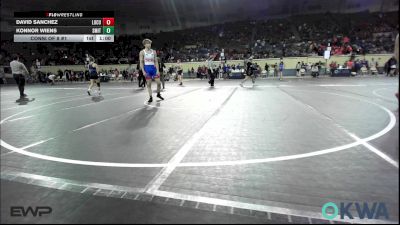 155 lbs Semifinal - Hayden Justice, Tahlequah Wrestling Club vs Evan Moore, Prodigy Elite Wrestling