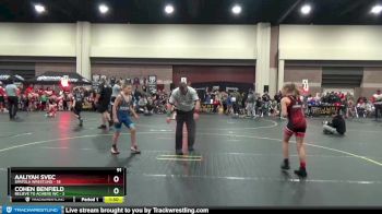 91 lbs Round 2 (6 Team) - Aaliyah Svec, Spatola Wrestling vs Cohen Benfield, Believe To Achieve WC