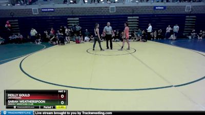 140 lbs Round 3 - Molly Gould, 208 Badgers vs Sarah Weatherspoon, Grizzly Wrestling Club