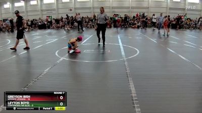 56 lbs Round 7 (8 Team) - Greyson Bish, Upstate Uprising vs Leyton Boyd, Contenders WA Blue