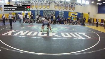 132 lbs Round 4 (8 Team) - Jonathan Diaz, Eagle Empire vs Sullivan Harkins, Buchholz