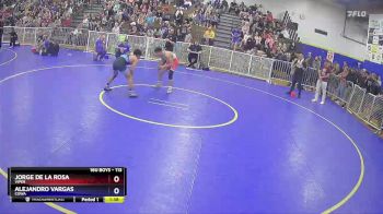 113 lbs 1st Place Match - Jorge De La Rosa, Viper vs Alejandro Vargas, COWA