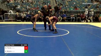 120 lbs Quarterfinal - Waylen Pentz, Morgan vs Kade Moore, Allen