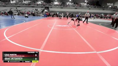 75 lbs Cons. Round 4 - Cole Martin, Greater Heights Wrestling-AAA vs Grant Betsworth, Windsor Youth Wrestling-A