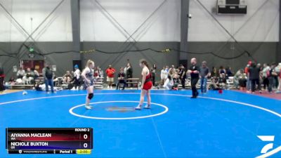 148 lbs Round 2 - Aiyanna MacLean, WA vs Nichole Buxton, OR