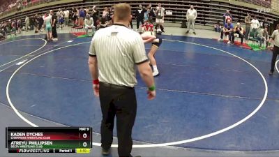 125 lbs Semifinal - Atreyu Phillipsen, Delta Wrestling Club vs Kaden Dyches, Champions Wrestling Club