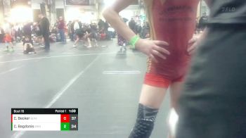 72 lbs Round 4 (8 Team) - Collin Bagdonis, Team Ohio vs Casen Becker, Black Fox Academy