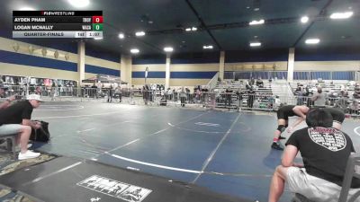 150 lbs Quarterfinal - Ayden Pham, Troy vs Logan McNally, Wasatch WC