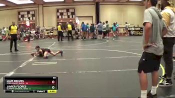 60 lbs Semis & 1st Wrestleback (8 Team) - Liam Reeves, Steel Valley Black vs Javier Flores, Olympia National Team