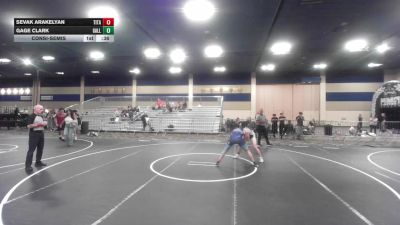 150 lbs Consolation - Sevak Arakelyan, Titan Mercury WC vs Gage Clark, GALLARDO Wr Ac