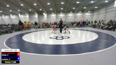 100 lbs Grace Jawulski, Florida vs Addison Borne, Louisiana
