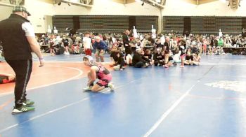 95 lbs Rr Rnd 3 - Brooke Murray, NewWhale Pink - Girls vs Valentina Ritacco, Sassy Lassies FIWC - Girls