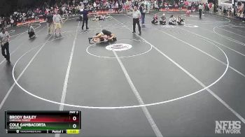 5A 145 lbs Cons. Round 1 - Cole Gambacorta, Socastee vs Brody Bailey, Carolina Forest
