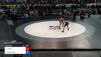 190 lbs Rnd Of 128 - Adrian Lopez, MD vs Corbyn Schumack, OR