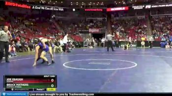 1A-132 lbs Cons. Round 3 - Joe Ebaugh, Denver vs Brock Mathers, Central Springs