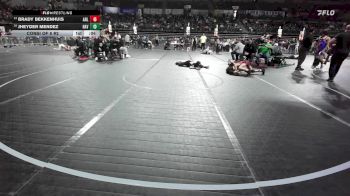 70 lbs Consi Of 16 #2 - Ethan Bostard, Upper Township vs Sebastian Pellegrini, Wrecking Crew Wrestling Academy