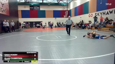113 lbs Quarterfinal - Gaius Vickery, Roosevelt vs Elijah Culbertson, Gresham