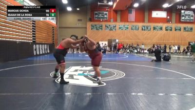 285 lbs Cons. Round 1 - Marcus Ochoa, Victor Valley College vs Isaiah De La Rosa, Palomar College