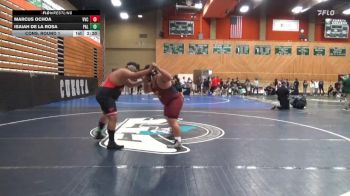 285 lbs Cons. Round 1 - Marcus Ochoa, Victor Valley College vs Isaiah De La Rosa, Palomar College