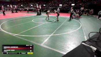 154 lbs Quarterfinal - Maddox Kidd, FOWCA vs Keegen Andrews, MVL1