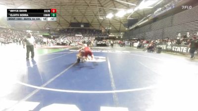Boys 1A 138 lbs 5th Place Match - Eliuth Serra, Connell vs Bryce Davis, Colville