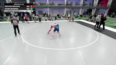 JR BOYS HARD LUCK - 156.4-156.6 Champ. Round 2 - Greyson Deelstra, South Dakota vs Oliver Monsrud, Minnesota