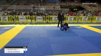 JUSTIN SALPEM WOLF vs ZACHARY JACOB CHEMERISOV 2021 Pan Kids Jiu-Jitsu IBJJF Championship