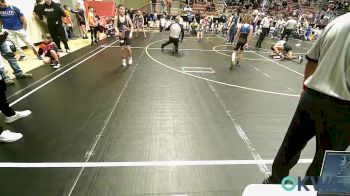 100 lbs Consolation - Eli Phillips, Grove Takedown Club vs Ty Purcell, Vinita Kids Wrestling