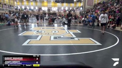 93 lbs Round 2 - August Wagaman, Pack732 Wrestling Academy vs Joseph Birkett, Sebolt Wrestling Academy