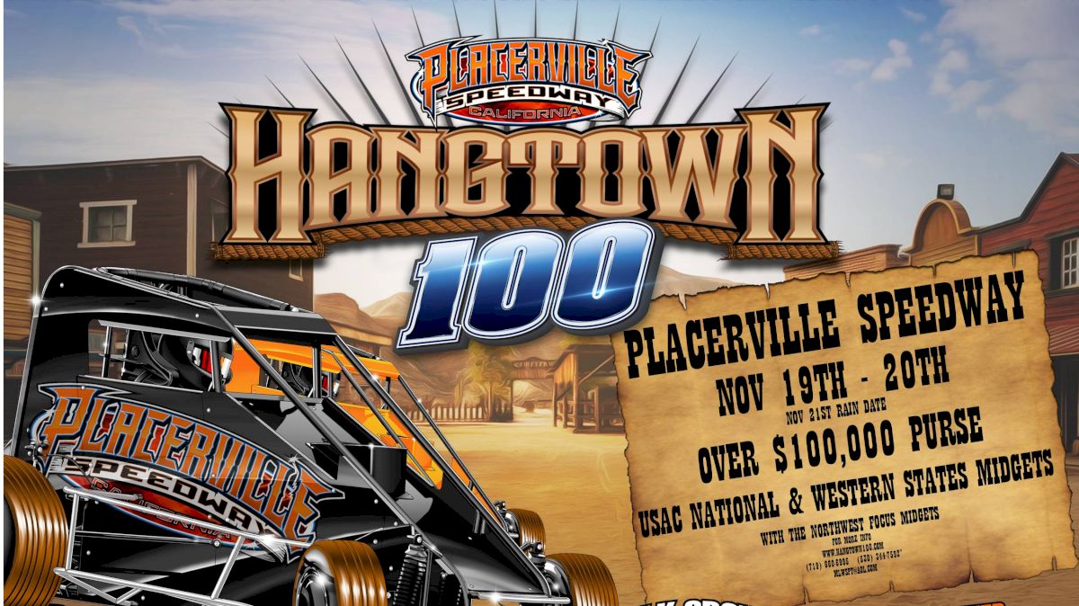 Hangtown 100 to Pay Richest USAC Midget Purse Nov. 19-20 at Placerville
