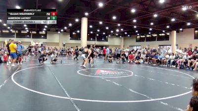 190 lbs Champ. Round 2 - Elijah Weatherly, Parrish Highschool Bulls vs Jameson Lackey, AuburnTakeDown Wrestling