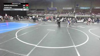 78 lbs Final - Marcos Ruvalcaba, Garden City Wrestling Club vs Xavier Ceh, Bear Cave WC