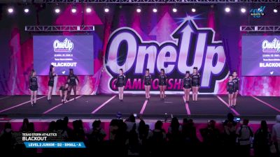 Texas Storm Athletics - BLACKOUT [2025 L2 Junior - D2 - Small - A Day 2] 2025 One Up Grand Nationals