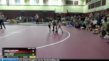 B-5 lbs Quarterfinal - Jaxon Hartman, CPU Wrestling Club vs Theo Heidt, Sailor Mat Club