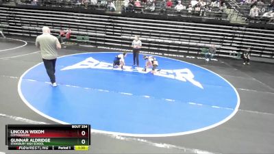 123 lbs Cons. Round 1 - Gunnar Aldridge, Stansbury High School vs Lincoln Wixom, Cottonwood