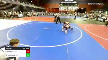 106 lbs Quarterfinal - Kelton Stewart, Glenrock WC vs William Lawrence, Western Slope Elite