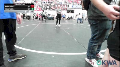 66 lbs Consolation - Finnley Merrell, Little Axe Takedown Club vs Coralynn Hensley, Little Axe Takedown Club