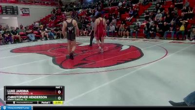 150 lbs Semis & 1st Wb (8 Team) - Christopher Henderson, North Forsyth vs Luke Jardina, Woodward Academy