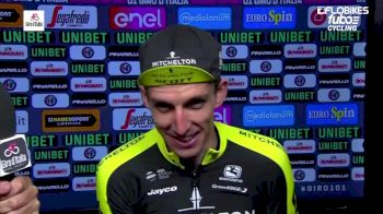 Simon Yates After Stage Eight