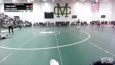 157 lbs Cons. Round 3 - Trent Binns, Simi Valley vs Ryan Campos, Redlands