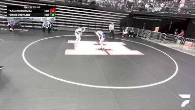 5A 120 lbs Cons. Round 2 - Cali Hernandez, Salem Hills vs Zadie Zwygart, Salem Hills