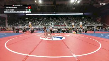 4A-126 lbs Quarterfinal - Liam Green, Thunder Basin vs Santiago Cruz, Rock Springs