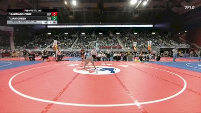 4A-126 lbs Quarterfinal - Liam Green, Thunder Basin vs Santiago Cruz, Rock Springs