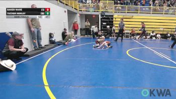 40 lbs Semifinal - Baker Ware, Cleveland Takedown vs Tucker Henley, Eufaula Ironheads Wrestling Club