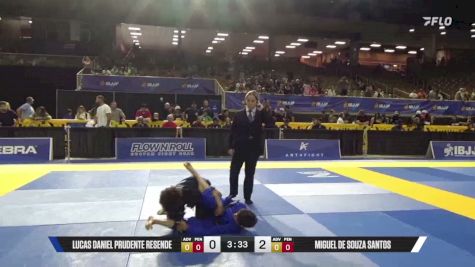 Miguel De Souza Santos vs Lucas Daniel Prudente Resende 2026 Pan Kids Jiu-Jitsu IBJJF Championship