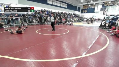 72-73 lbs Round 1 - Jayce Velasco, Churchboyz Wrestling Club vs Aaron Hutchinson, Threshold Wrestling Club