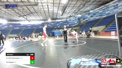 120-C lbs Rr Rnd 1 - Benjamin Rosen, Big Game Wrestling Club vs Kai Christiansen, East Idaho Elite Wrestling Club